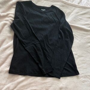 Old Navy Jet Black Long Sleeve Top